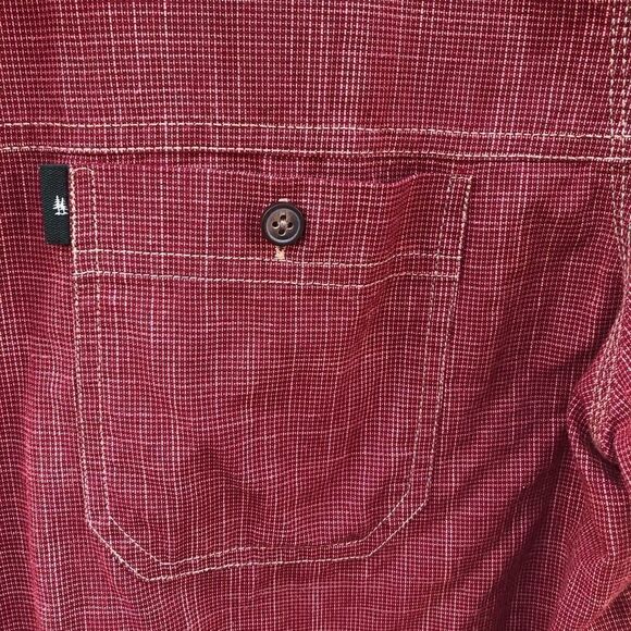 G.H. Bass & Co Size Extra Large (XL) Short Sleeve Red Button - Picture 3 of 5